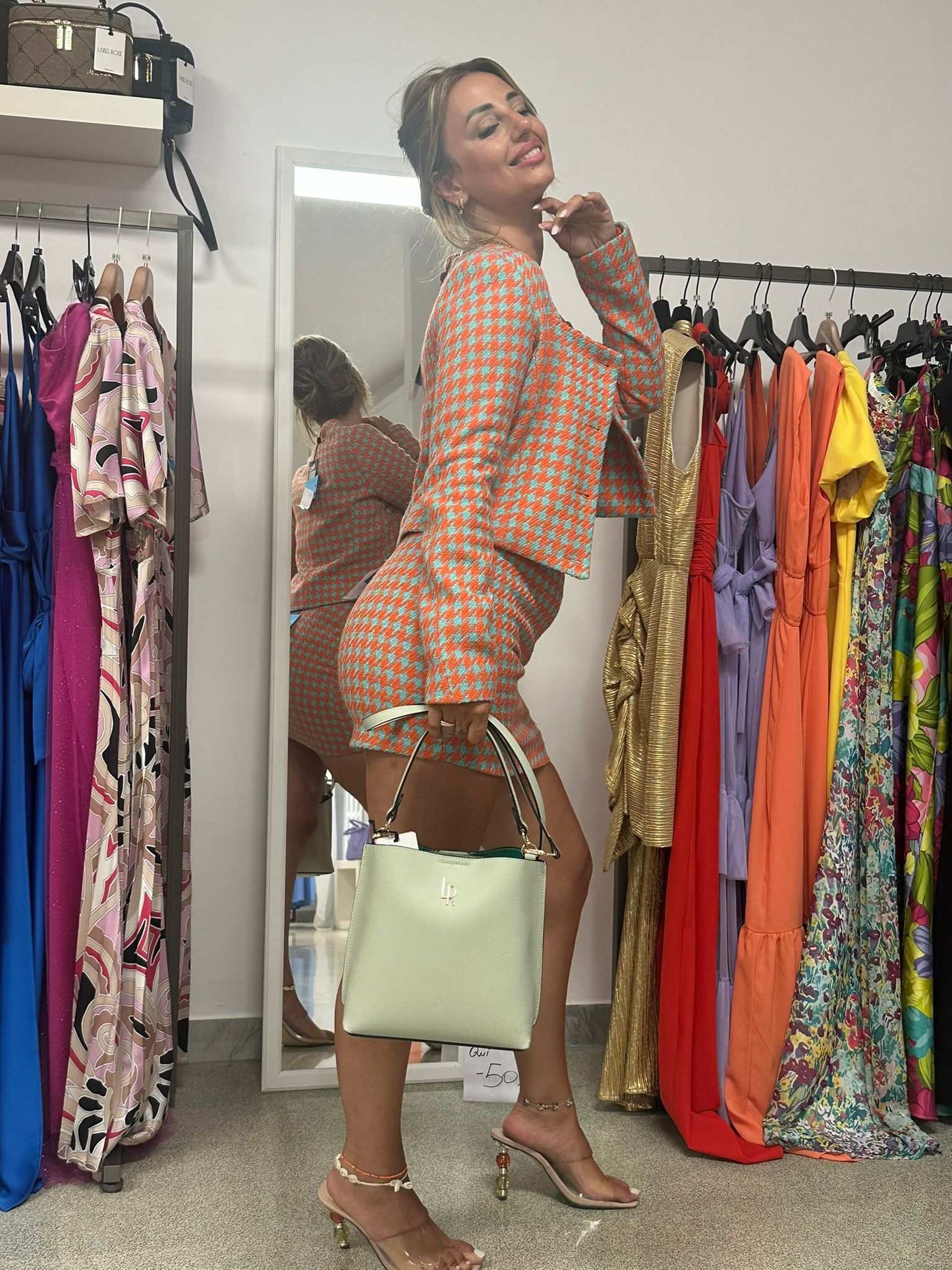 Giacca tailleur corta