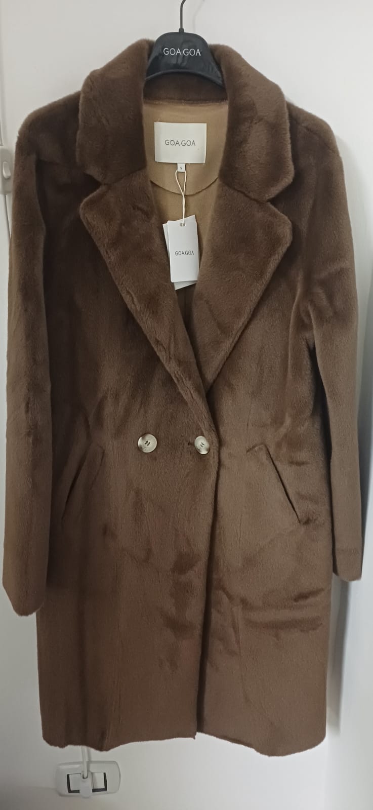 Cappotto Pellicciotto Marrone Elegante - Disponibile dalla XS alla XXL