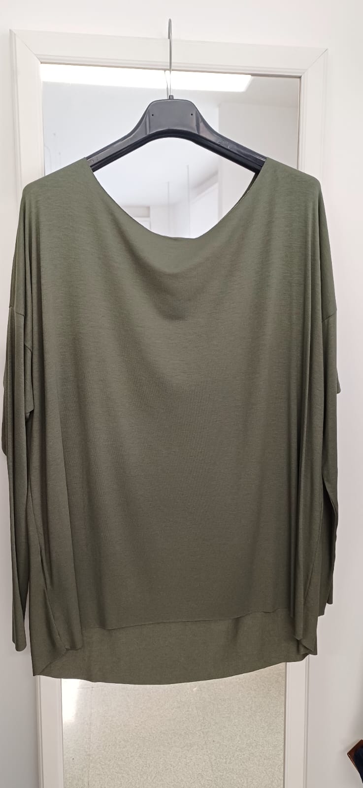 Maglia Donna Elegante Manica Lunga Oversize - 2 Colori