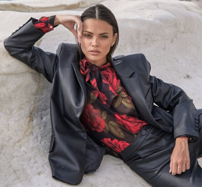 Blazer Ecopelle - Nero