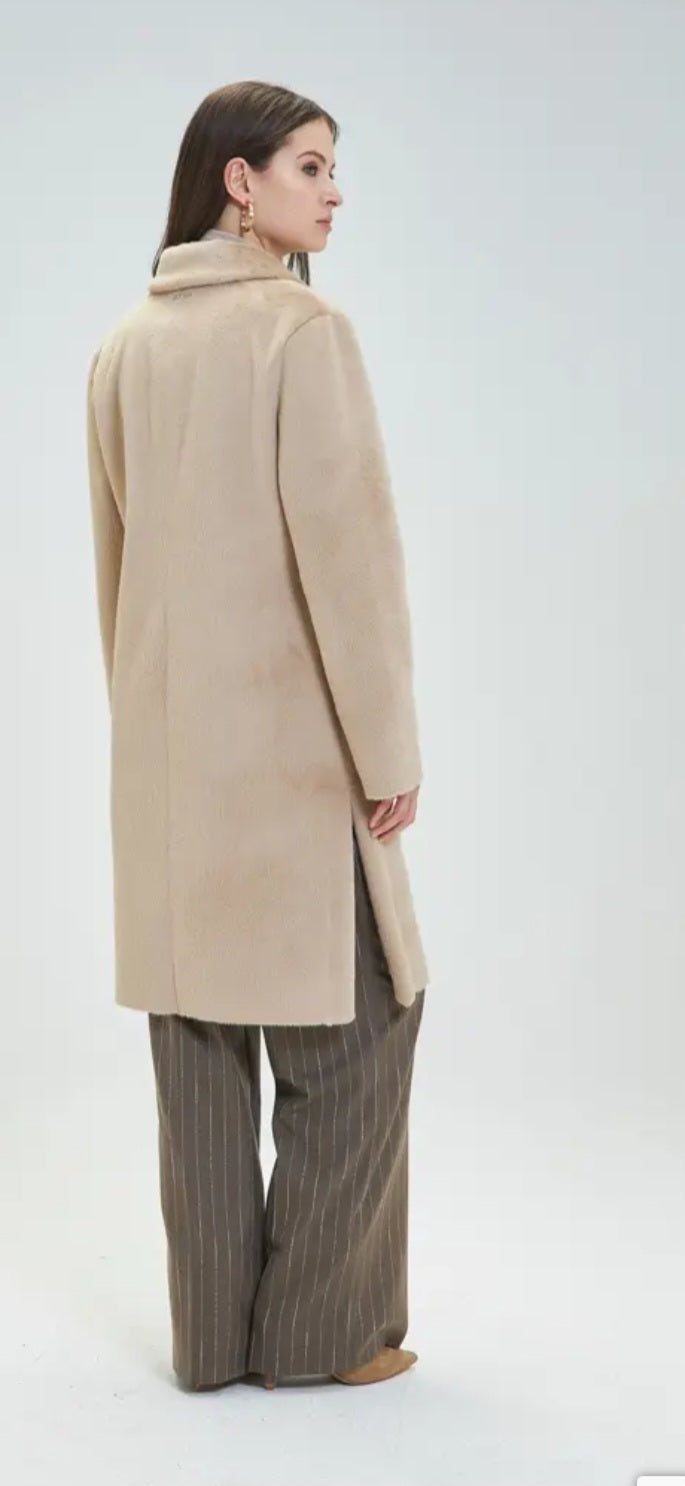 Cappotto Pellicciotto Marrone Elegante - Disponibile dalla XS alla XXL