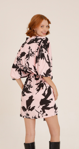 Abito Corto Fantasia - Stile Kimono
