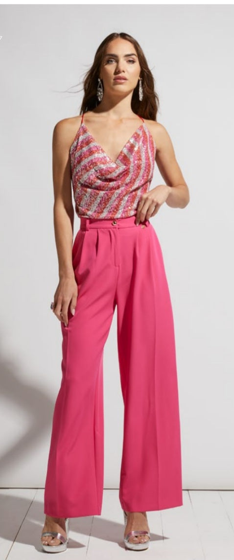 Pantalone Palazzo - Fuxia