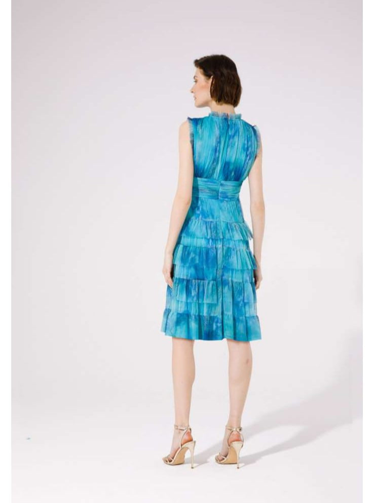 Abito corto in Tulle con Balze - GoaGoa