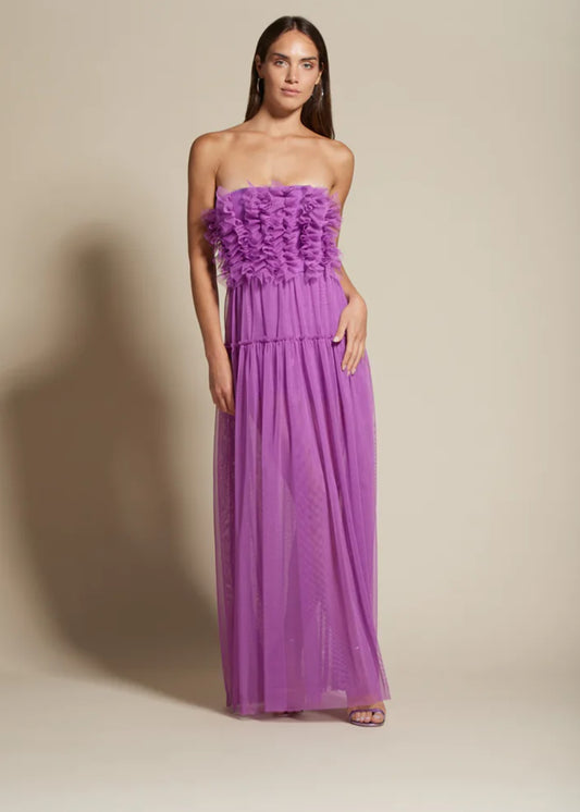 Abito tulle - Viola